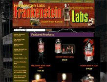 Tablet Screenshot of frankensteinlabs.com